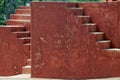 Steps on a Jantar Mantar, an astronomy instruments