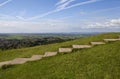 Steps Leading up to the Glastonbury Tor Royalty Free Stock Photo