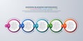 3 Steps Modern infographic with green, purple, orange, and blue color can be used for your process, workflow layout, and more.