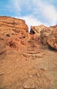 Steps on a mountain path Royalty Free Stock Photo