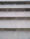 Steps of natural stone motifs and textures in a city park