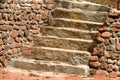 Steps between Rubble Walls