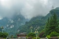 Steps to the entrance to Zhangjiajie National Park