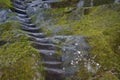Steps in the stone Royalty Free Stock Photo