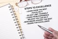 Steps to Excellence concept and importance