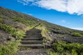 Steps to Kelimutu viewpoint