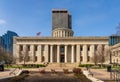 Steps to side entrance of State Capitol building in Columbus Ohio Royalty Free Stock Photo