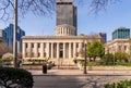 Steps to side entrance of State Capitol building in Columbus Ohio Royalty Free Stock Photo