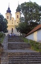 Steps to the Tihany Abbey at Lake Balaton, Hungary