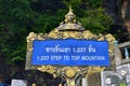 1237 steps to the Wat Tham Sua in Krabi