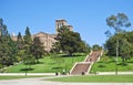 Steps up University campus