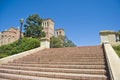 Steps up University campus