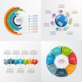 7 steps vector infographic templates.