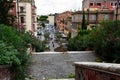 Steps of Via Vittor Pisani leading to the Entrance of the Vatican Museums