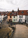 199 Steps in Whitby Royalty Free Stock Photo