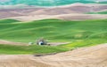 Steptoe butte on the day in spring season,Washington,usa