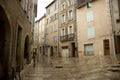 The stereet of Foix, France