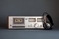 Stereo Cassette Tape Deck Analog Vintage