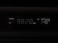 stereo FM radio display