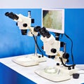 Stereo microscopes Royalty Free Stock Photo