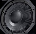 Stereo music audio equipment bass sound speaker Royalty Free Stock Photo