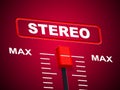 Stereo Music Represents Sound Track And Acoustic