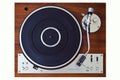 Stereo Turntable Vinyl Record Player Analog Retro Vintage Royalty Free Stock Photo