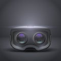 Stereoscopic 3d VR headset presentation Royalty Free Stock Photo