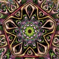 Stereoscopic fractal pattern