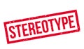 Stereotype rubber stamp Royalty Free Stock Photo