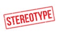 Stereotype rubber stamp Royalty Free Stock Photo