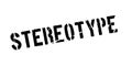 Stereotype rubber stamp Royalty Free Stock Photo