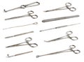 Sterile surgical instruments.