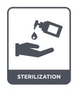 sterilization icon in trendy design style. sterilization icon isolated on white background. sterilization vector icon simple and