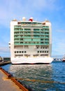 The stern of a cruise ship Royalty Free Stock Photo
