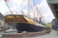 Stern of historic steam ship Royalty Free Stock Photo