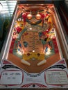 Stern pinball machine playfield detail Royalty Free Stock Photo