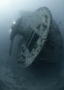 Stern of the SS Thistlegorm Royalty Free Stock Photo