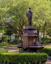 Sterne Fountain featuring a statue of Hebe in Jefferson, Texas.