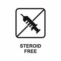 Steroid Free skincare icon for medical product