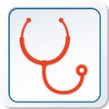 Stethoscope Icon Vector Illustration Graphical Representation Royalty Free Stock Photo
