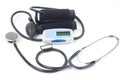 Stethoscope & blood-pressure device