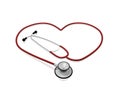 Stethoscope Heart Royalty Free Stock Photo