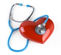 Stethoscope and heart