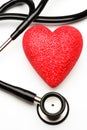 Stethoscope and heart