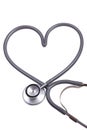 Stethoscope with heart shape