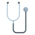 Stethoscope icon cartoon vector. Heart doctor