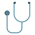 Stethoscope icon cartoon vector. Heart doctor