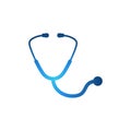 Stethoscope Icon - Medical & Health Care logo Ideas. Inspiration logo design. Template Vector Illustration. Isolated On White Royalty Free Stock Photo