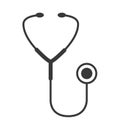 Stethoscope icon medical stethoscope icon vector illustration flat design isolated Royalty Free Stock Photo